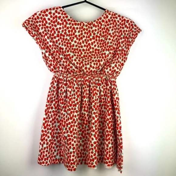 Zara strawberries all over mini dress - Picture 1 of 8